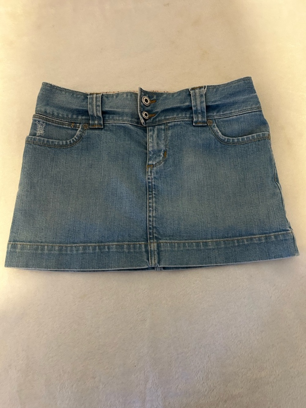 American Eagle Outfitters Light Blue Denim Skirt Y2K size 0.